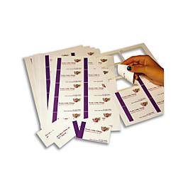 Xerox Visitenkarten, 250g/m², vorgestanzt, A4-Format, weiß, 50 Blatt, 10 Karten/Blatt