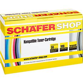 XXL Tonerkassette Schäfer Shop kompatibel zu HP Q7553A XXL, schwarz