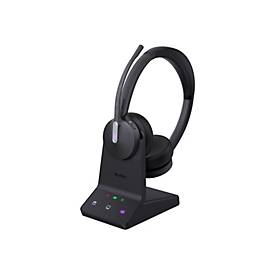 Yealink WH64 Dual - Headset - On-Ear - DECT / Bluetooth - kabellos - Zertifiziert für Microsoft Teams