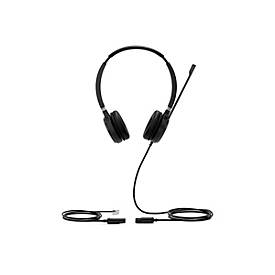 Yealink YHS36 Dual - Headset - On-Ear - kabelgebunden - Schwarz und Silber