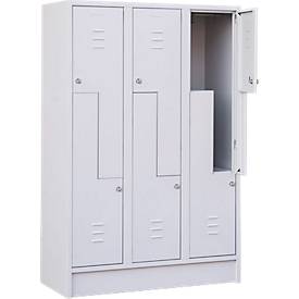 Z-Schrank, mit 6 Abteilen, Zylinderschloss