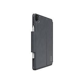 ZAGG Pro Keys - Tastatur und Foliohülle - hintergrundbeleuchtet - Bluetooth - Deutsch - Schwarz/Grau Tastatur, Schwarz/Grau Gehäuse - für Apple 11-inch iPad Pro (1. Generation, 2. Generation, 3. Generation)