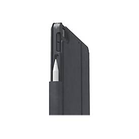 ZAGG Pro Keys - Tastatur und Foliohülle - hintergrundbeleuchtet - Bluetooth - QWERTZ - Deutsch - Schwarz/Grau Tastatur, Schwarz/Grau Gehäuse - für Apple 10.2-inch iPad (7. Generation, 8. Generation)