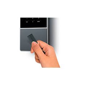 Zeiterfassungssystem TimeMoto TM-616, Wandmontage, Komplettlösung, bis 200 Nutzer, ID per RFID/PIN, USB/LAN/WLAN, 5 RFID-Karten
