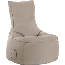 Zitzak swing scuba®, 100% polyester, wasbaar, B 650 x D 900 x H 950 mm, kaki