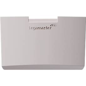 Zubehörhalter Legamaster, für Glasboards, Kunststoff, warm grey