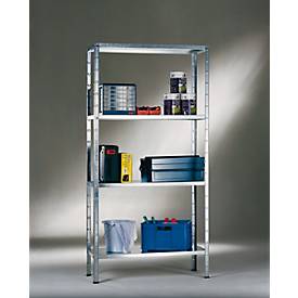 Zusätzliche Böden, für Steckregale, B 1000 x T 500 mm, verzinkt