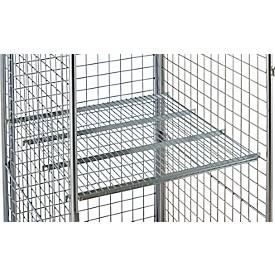 Zwischenboden für Schäfer Shop Select Rollboxen ADB BASICline, 700 x 705 mm, bis 150 kg, galvanisch blau verzinkt