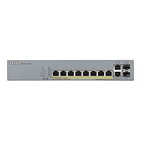 Zyxel GS1350-12HP - Switch - 8 Anschlüsse - Smart - an Rack montierbar