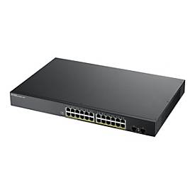 Zyxel GS1900-24HPv2 - Switch - Smart - 24 x 10/100/1000 (PoE) + 2 x 10/100/1000 - an Rack montierbar, wandmontierbar - P