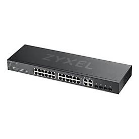 Zyxel GS1920-24v2 - Switch - Smart - 24 x 10/100/1000 + 4 x Kombi-Gigabit-SFP - an Rack montierbar