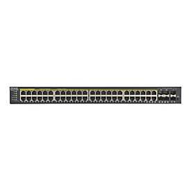 Zyxel GS1920-48HPv2 - Switch - Smart - 48 x 10/100/1000 (PoE+) + 4 x Kombi-Gigabit-SFP + 2 x Gigabit SFP - an Rack monti