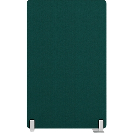  Akustikstellwand Wall mit Standfuß, 30 mm stark, B 800 x H 1400 mm, grün