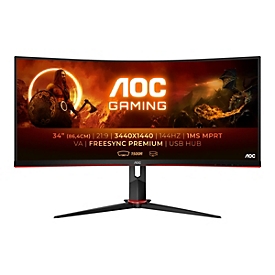 "AOC Gaming CU34G2X/BK - LED-Monitor - gebogen - 86 cm (34"")"