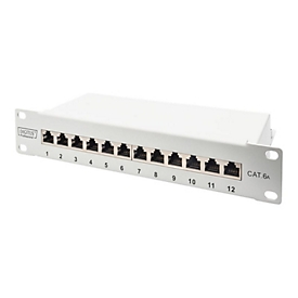 "DIGITUS DN-91612S-EA-G - Patch Panel - 1U - 10"""