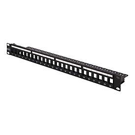 "DIGITUS Professional DN-91411-LF - Patchpanel (Blindblech) - 1U - 19"""