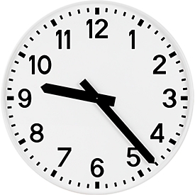  Horloge de gare avec cadran à chiffres, ø 500 mm, horloge à quartz