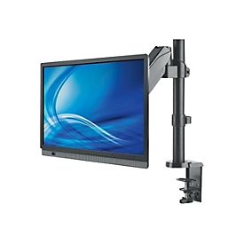 "Manhattan TV & Monitor Mount, Desk, Full Motion (Gas Spring), 1 screen, Screen Sizes: 10-27"", Black, Clamp or Grommet Assembly,VESA 75x75 to 100x100mm, Max 8kg, Lifetime Warranty - Befestigungskit - für LCD-Display"