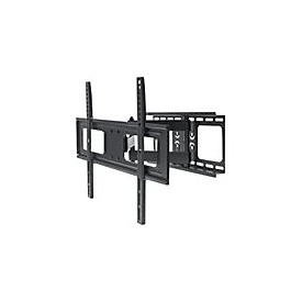 "Manhattan TV & Monitor Mount, Wall, Full Motion, 1 screen, Screen Sizes: 37-65"", Black, VESA 200x200 to 600x400, Max 50kg, LFD, Tilt & Swivel with 3 Pivots, Lifetime Warranty - Klammer - für LCD TV - Schwarz"