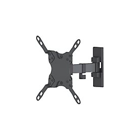 "Manhattan TV & Monitor Mount, Wall, Tilt and Swivel, 1 screen, Screen Sizes: 13-42"", Black, VESA 75x75 to 200x200mm, Max 20kg, Swivel with 2 pivots, Lifetime Warranty - Klammer - für LCD-Display - Schwarz"
