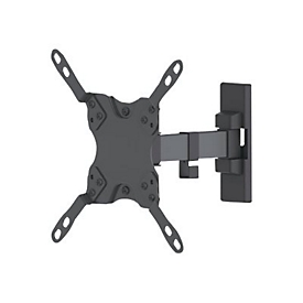 "Manhattan TV & Monitor Mount, Wall, Tilt and Swivel, 1 screen, Screen Sizes: 13-42"", Black, VESA 75x75 to 200x200mm, Max 20kg, Swivel with 2 pivots, Lifetime Warranty - Klammer - für LCD-Display - Schwarz"