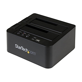 "StarTech.com USB 3.1 (10 Gbit/s) Duplizierer Dockingstation für 2,5"" & 3,5"" SATA SSD/HDD Laufwerke - Clone / Kopierstation bis zu 28GB/min - Festplattenduplikator"