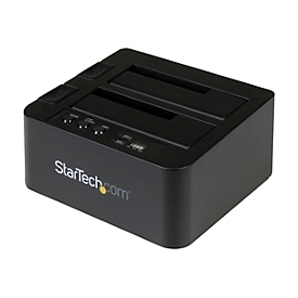 "StarTech.com USB 3.1 (10 Gbit/s) Duplizierer Dockingstation für 2,5"" & 3,5"" SATA SSD/HDD Laufwerke - Clone / Kopierstation bis zu 28GB/min - Festplattenduplikator"