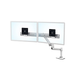 2-fach Monitorhalterung Ergotron LX Desk Dual, bis 25 Zoll, Tischhalterung, höhenverstellbar
