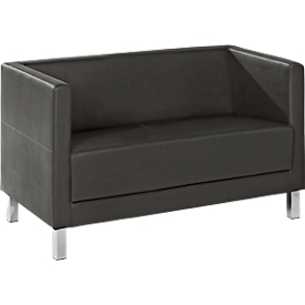 2-Sitzer Wienea, Kunstleder anthrazit