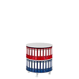 2-storey file rotary column, without file drawers, H 880 mm