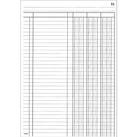 3 Kolonnen-Durchschreibebuch