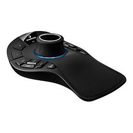 3Dconnexion SpaceMouse Pro Wireless - Bluetooth Edition - 3D-Maus - ergonomisch - 15 Tasten - kabellos - 2.4 GHz, Bluetooth, USB-C - kabelloser Empfänger (USB)