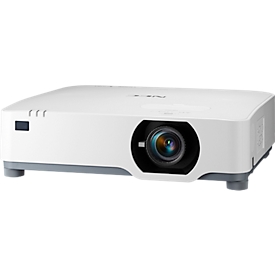 3LCD laser projector NEC P627UL, 3840 x 2160 UHD 4K resolution, 6200 ANSI lumens, 1.6x zoom, 2 x HDMI, USB/LAN/WLAN, white