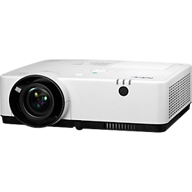 3LCD-projector SHARP/NEC ME403U, 1920 x 1200 HD WUXGA, 4000 ANSI Lumen, 1,6x zoom, 16 Watt luidspreker, 2 x HDMI, USB/LAN, tot 20000 h, wit