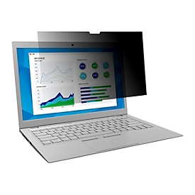 3M Blickschutzfilter für Dell Laptops mit 12,5" Infinity-Display - Blickschutzfilter für Notebook - 31,8 cm Breitbild (12,5" Diagonale) - Schwarz