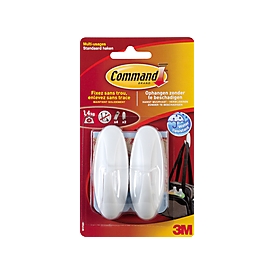 3M Command W17081 - Blanc - Plastique - 1,4 kg - 2 pièce(s)