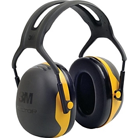 3M Gehoorbescherming X2A, EN 352-1, SNR 31 dB, diëlektrische hoofdband, zwart/geel, PBM Cat. III
