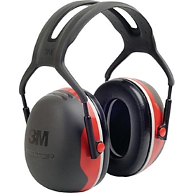 3M Gehoorbescherming X3A, EN 352-1, SNR 33 dB, diëlektrische hoofdband, zwart/rood