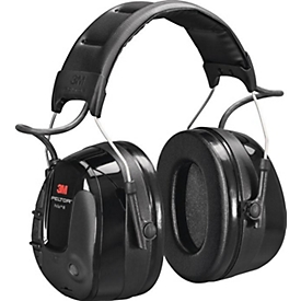 3M Kapselgehörschutz ProTac III, SNR 26 dB, EN 352-1/6, pegelabhängig, Audioeingang, schwarz