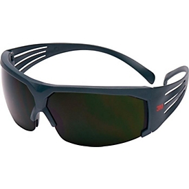 3M lasbril SecureFit SF600, EN 166, grijze veren, groene lens IR 5.0, polycarbonaat