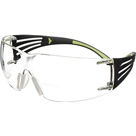 3M Schutzbrille Reader SecureFit SF400, EN 166, Dioptrien +1,5/+2/+2,5, schwarz, flexibler Seitenschutz
