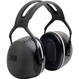 3M X5A oorkappen, SNR 37 dB, EN 352-1, grote zwarte oorkappen, PBM-categorie III, gewicht 351 g