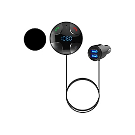 4smarts - Bluetooth-Freihand/FM-Sender/Ladegerät - Schwarz