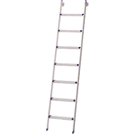Aanzetladder met treden Lila-serie, 7 treden