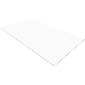 Abdeckplatte SOLUS PLAY, f. Container m. Auszug SOLUS PLAY, B 800 x T 400 mm, weiss