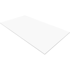 Abdeckplatte SOLUS PLAY, f. Regale u. Schränke SOLUS PLAY, B 800 x T 440 mm, weiß