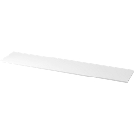 Abdeckplatte TOPAS LINE, für Regale und Schränke,  B 2005 mm, weiß