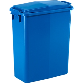 Abfallbehälter 60 l + Deckel blau