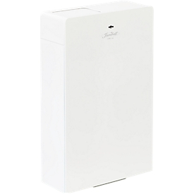 Abfallbehälter Janibell Prix Sanitär, 7,6 l, mit Sensor, eingebautes Müllsacksystem, B 264 x T 100 x H 404 mm, weiß