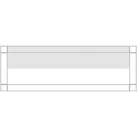 Ablageböden für Werkbank, B 400 x H 50 mm